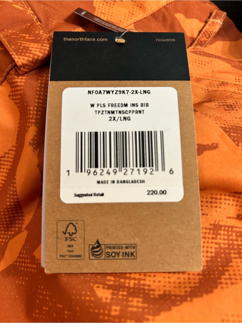 The North Face Limited Edition Freedom Insulated Ski Snow Bib Overalls - Topaz - Picture 7 of 11